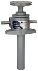 Duff-Norton - 1 Ton Capacity, 6" Lift Height, Upright Mechanical Screw Actuator - Top Plate - Apex Tool & Supply