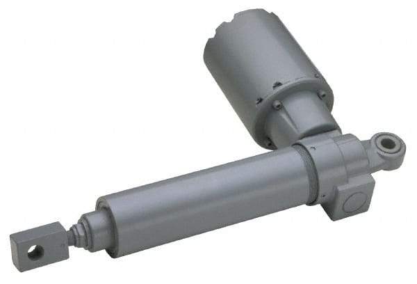 Duff-Norton - 18" Stroke Len, 25% Duty Cycle, 115 Volt, Linear Electromechanical Actuator with Slip Clutch - AC Input, 0.58" per Second, 500 Lb Capacity - Apex Tool & Supply