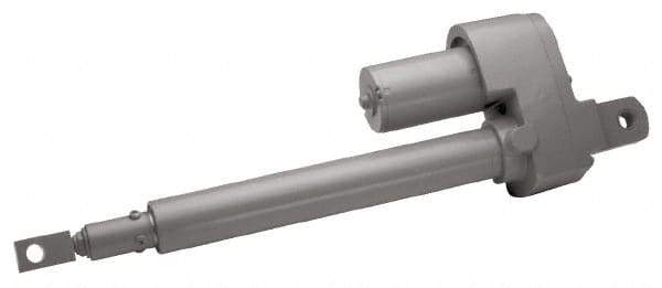 Duff-Norton - 12" Stroke Len, 25% Duty Cycle, 12 Volt, Linear Electromechanical Actuator with Slip Clutch - DC Input, 0.43" per Second, 1,500 Lb Capacity - Apex Tool & Supply