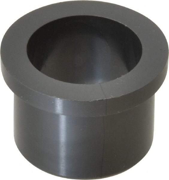 Poly Hi Solidur - 1" Inside x 1-1/4" Outside Diam, Nylon Sleeve Bearing - 1-1/2" Outside Diam, 3/16" Flange Thickness, 1" OAL - Apex Tool & Supply