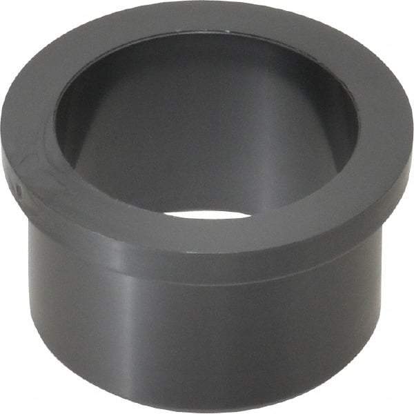 Poly Hi Solidur - 1-1/4" Inside x 1-1/2" Outside Diam, Nylon Sleeve Bearing - 1-3/4" Outside Diam, 0.2" Flange Thickness, 1" OAL - Apex Tool & Supply