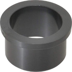 Poly Hi Solidur - 1-1/4" Inside x 1-1/2" Outside Diam, Nylon Sleeve Bearing - 1-3/4" Outside Diam, 0.2" Flange Thickness, 1" OAL - Apex Tool & Supply