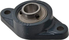 Value Collection - 113mm OAL2-Bolt Flange Bearing - 2830 Lb Dyn Cap, Cast Iron - Apex Tool & Supply