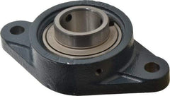 Value Collection - 161mm OAL2-Bolt Flange Bearing - 5650 Lb Dyn Cap, Cast Iron - Apex Tool & Supply