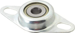 Value Collection - 1/2" ID, 1.126" OAL x 4" OAH 2-Bolt Flange - 1,060 Lb Static Cap, 2,110 Lb Dyn Cap, 3" Btw Mnt Hole Ctrs, Stamped Steel Rubber Mount - Apex Tool & Supply
