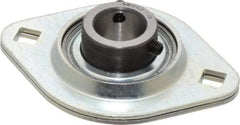 Value Collection - 3-3/16" OAL2-Bolt Flange - 1160 Lb Dyn Cap, Steel - Apex Tool & Supply
