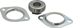 Value Collection - 3-17/32" OAL2-Bolt Flange - 1560 Lb Dyn Cap, Steel - Apex Tool & Supply