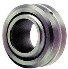 Made in USA - 9/16" Bore Diam, 23,200 Lb Dynamic Capacity, 9/16" Wide, Ball-Joint Spherical Plain Bearing - 1-3/32" OD - Apex Tool & Supply