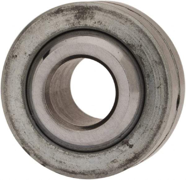 Made in USA - 1/4" Bore Diam, 4,950 Lb Dynamic Capacity, 11/32" Wide, Ball-Joint Spherical Plain Bearing - 21/32" OD - Apex Tool & Supply