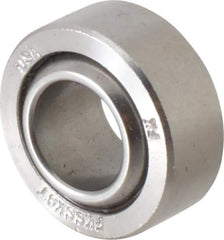 Made in USA - 1/2" Bore Diam, 17,900 Lb Dynamic Capacity, 1/2" Wide, Ball-Joint Spherical Plain Bearing - 1" OD - Apex Tool & Supply