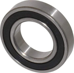 Tritan - 1-1/4" Bore Diam, 2-1/4" OD, Double Seal Deep Groove Radial Ball Bearing - 1/2" Wide, 1 Row, Round Bore, 2,090 Lb Static Capacity, 3,150 Lb Dynamic Capacity - Apex Tool & Supply