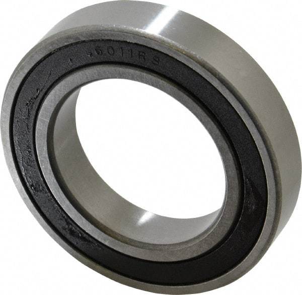 Tritan - 55mm Bore Diam, 90mm OD, Double Seal Deep Groove Radial Ball Bearing - 18mm Wide, 1 Row, Round Bore, 4,850 Lb Static Capacity, 6,350 Lb Dynamic Capacity - Apex Tool & Supply