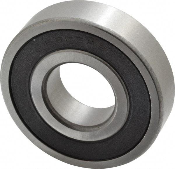 Tritan - 30mm Bore Diam, 72mm OD, Double Seal Deep Groove Radial Ball Bearing - 19mm Wide, 1 Row, Round Bore, 3,370 Lb Static Capacity, 6,000 Lb Dynamic Capacity - Apex Tool & Supply