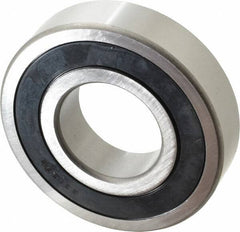 Tritan - 50mm Bore Diam, 110mm OD, Double Seal Deep Groove Radial Ball Bearing - 27mm Wide, 1 Row, Round Bore, 8,600 Lb Static Capacity, 13,900 Lb Dynamic Capacity - Apex Tool & Supply