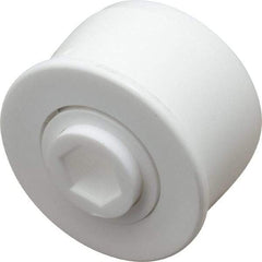 Made in USA - 1 Row, 1.78" OD, 7/16" Hex Bore Conveyor Roller Bearing - 69 Lb Capacity, 1,069 Max RPM, Stainless Steel with Polypropylene Housing - Apex Tool & Supply
