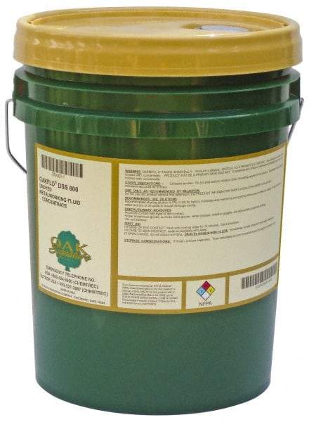 Oak Signature - Oakflo DSS 800, 5 Gal Pail Cutting & Grinding Fluid - Semisynthetic - Apex Tool & Supply