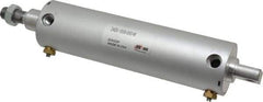 ARO/Ingersoll-Rand - 6" Stroke x 2" Bore Double Acting Air Cylinder - 1/4 Port, 5/8-11 Rod Thread - Apex Tool & Supply