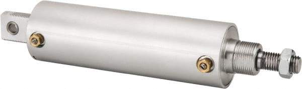 ARO/Ingersoll-Rand - 6" Stroke x 2-1/2" Bore Double Acting Air Cylinder - 3/8 Port, 3/4-10 Rod Thread - Apex Tool & Supply