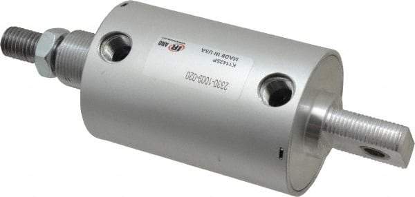 ARO/Ingersoll-Rand - 2" Stroke x 3" Bore Double Acting Air Cylinder - 3/8 Port, 3/4-10 Rod Thread - Apex Tool & Supply