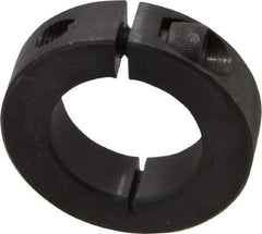 Climax Metal Products - 1-1/8" Bore, Steel, One Piece Clamp Collar - 1-7/8" Outside Diam, 1/2" Wide - Apex Tool & Supply
