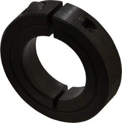 Climax Metal Products - 1-3/16" Bore, Steel, One Piece Clamp Collar - 2-1/16" Outside Diam, 1/2" Wide - Apex Tool & Supply
