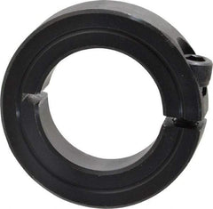 Climax Metal Products - 1-1/4" Bore, Steel, One Piece Clamp Collar - 2-1/16" Outside Diam, 1/2" Wide - Apex Tool & Supply