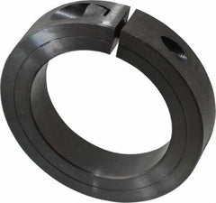 Climax Metal Products - 2-15/16" Bore, Steel, One Piece Clamp Collar - 4-1/4" Outside Diam, 7/8" Wide - Apex Tool & Supply