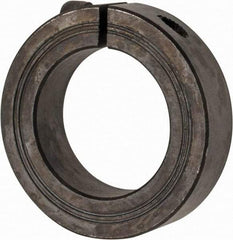 Climax Metal Products - 36mm Bore, Steel, One Piece Clamp Collar - 2-1/4" Outside Diam - Apex Tool & Supply