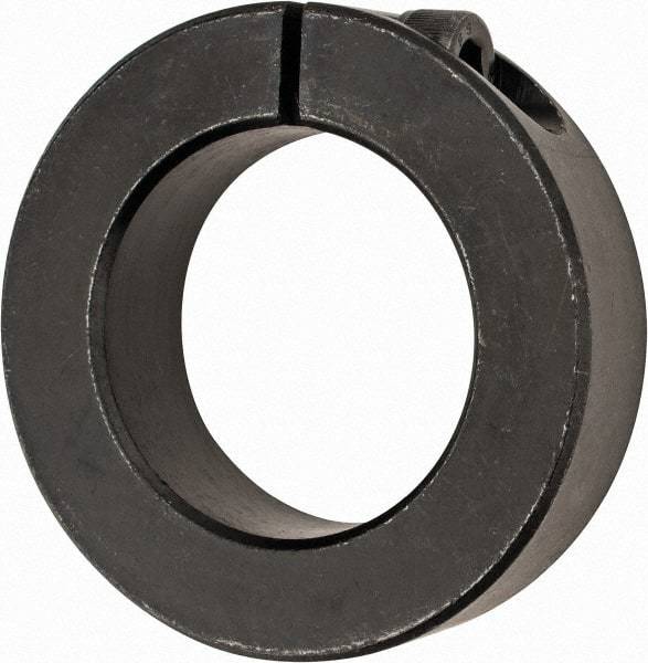 Climax Metal Products - 45mm Bore, Steel, One Piece Clamp Collar - 2-7/8" Outside Diam - Apex Tool & Supply