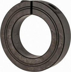 Climax Metal Products - 48mm Bore, Steel, One Piece Clamp Collar - 3-1/8" Outside Diam - Apex Tool & Supply