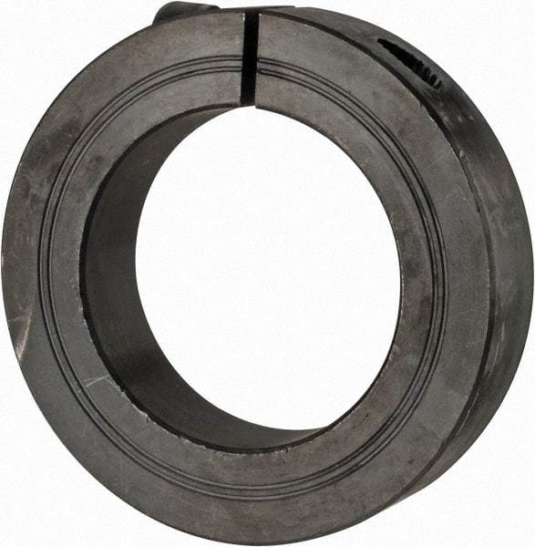Climax Metal Products - 50mm Bore, Steel, One Piece Clamp Collar - 3-1/8" Outside Diam - Apex Tool & Supply