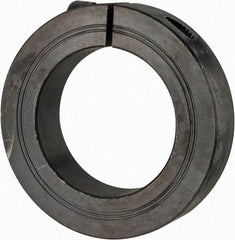 Climax Metal Products - 50mm Bore, Steel, One Piece Clamp Collar - 3-1/8" Outside Diam - Apex Tool & Supply