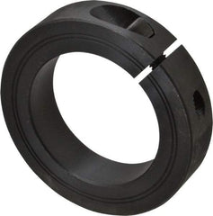 Climax Metal Products - 55mm Bore, Steel, One Piece Clamp Collar - 3-1/4" Outside Diam - Apex Tool & Supply