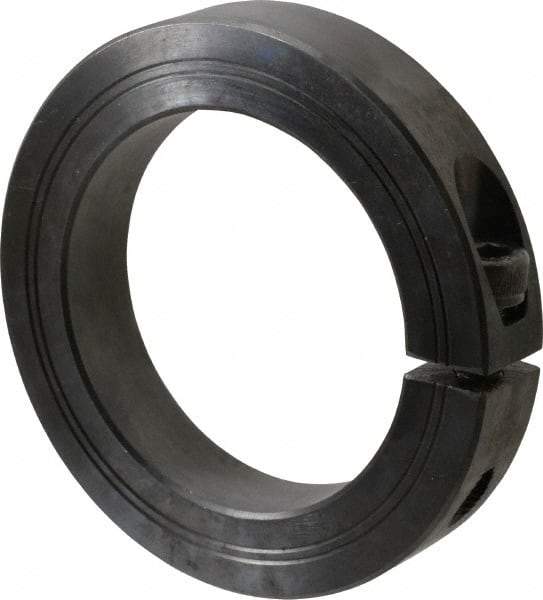 Climax Metal Products - 70mm Bore, Steel, One Piece Clamp Collar - 4" Outside Diam - Apex Tool & Supply