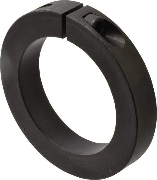 Climax Metal Products - 75mm Bore, Steel, One Piece Clamp Collar - 4-1/4" Outside Diam - Apex Tool & Supply