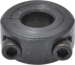 Climax Metal Products - 5/16" Bore, Steel, Two Piece Shaft Collar - 11/16" Outside Diam, 5/16" Wide - Apex Tool & Supply
