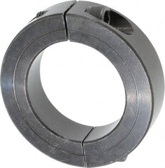 Climax Metal Products - 1-7/16" Bore, Steel, Two Piece Shaft Collar - 2-1/4" Outside Diam, 9/16" Wide - Apex Tool & Supply
