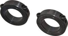Climax Metal Products - 1-5/8" Bore, Steel, Two Piece Shaft Collar - 2-5/8" Outside Diam, 11/16" Wide - Apex Tool & Supply