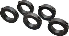 Climax Metal Products - 1-3/4" Bore, Steel, Two Piece Shaft Collar - 2-3/4" Outside Diam, 11/16" Wide - Apex Tool & Supply