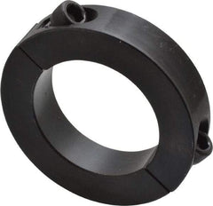 Climax Metal Products - 1-15/16" Bore, Steel, Two Piece Shaft Collar - 3" Outside Diam, 11/16" Wide - Apex Tool & Supply