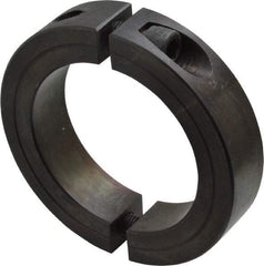 Climax Metal Products - 2-1/4" Bore, Steel, Two Piece Shaft Collar - 3-1/4" Outside Diam, 3/4" Wide - Apex Tool & Supply