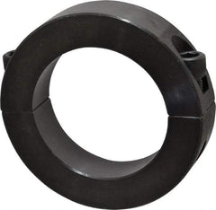 Climax Metal Products - 2-1/2" Bore, Steel, Two Piece Shaft Collar - 3-3/4" Outside Diam, 7/8" Wide - Apex Tool & Supply