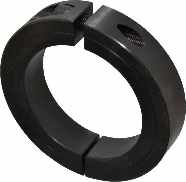 Climax Metal Products - 2-15/16" Bore, Steel, Two Piece Shaft Collar - 4-1/4" Outside Diam, 7/8" Wide - Apex Tool & Supply