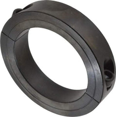 Climax Metal Products - 3" Bore, Steel, Two Piece Shaft Collar - 4-1/4" Outside Diam, 7/8" Wide - Apex Tool & Supply