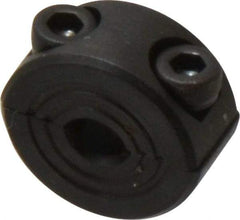 Climax Metal Products - 5mm Bore, Steel, Two Piece Shaft Collar - 11/16" Outside Diam - Apex Tool & Supply