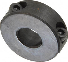 Climax Metal Products - 10mm Bore, Steel, Two Piece Shaft Collar - 1" Outside Diam - Apex Tool & Supply