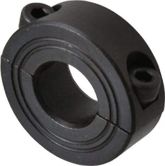 Climax Metal Products - 14mm Bore, Steel, Two Piece Shaft Collar - 1-1/4" Outside Diam - Apex Tool & Supply