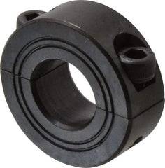 Climax Metal Products - 16mm Bore, Steel, Two Piece Shaft Collar - 1-3/8" Outside Diam - Apex Tool & Supply