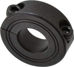 Climax Metal Products - 17mm Bore, Steel, Two Piece Shaft Collar - 1-1/2" Outside Diam - Apex Tool & Supply