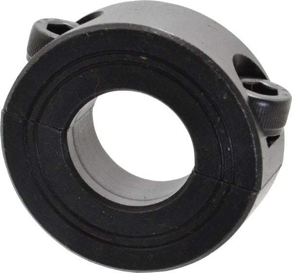 Climax Metal Products - 20mm Bore, Steel, Two Piece Shaft Collar - 1-5/8" Outside Diam - Apex Tool & Supply